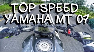 TOP SPEED YAMAHA MT 07 | DRAG RACE | VS NINJA 650