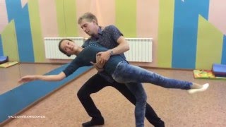 Нежный свадебный танец с поддержками