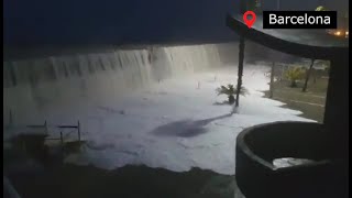 Imágenes impactantes del temporal Gloria en Cataluña
