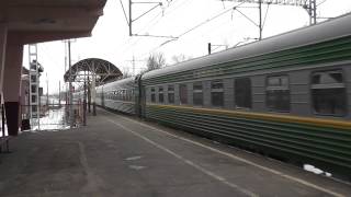 Электровоз ЧС2т-1005 с поездом №111 Воронеж/Тамбов -Санкт-Петербург
