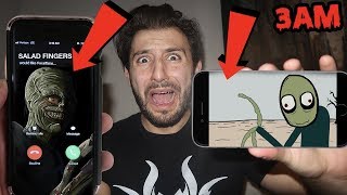 DONT WATCH SALAD FINGERS VIDEOS AT 3AM! *THIS IS WHY* | SALAD FINGERS CALLED ME AT 3AM