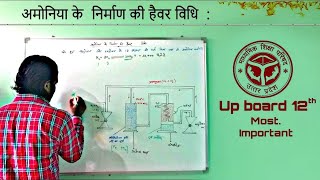 अमोनिया के निर्माण की हैबर विधि (Haber Method of Manufacturing Ammonia) || NCERT 12th Chemistry