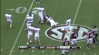 WATCH: Johnny Manziel Returns, Taunts Rice Players, Wins..