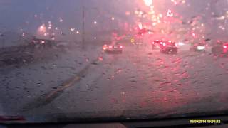 Super Hail Storm Cell, Ringwood - 9/9/2014