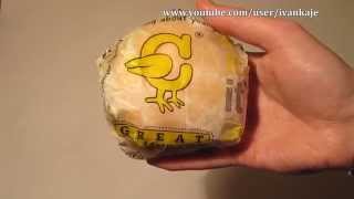 Чизбургер из ChickenHUT Обзор Cheeseburger ChickenHUT