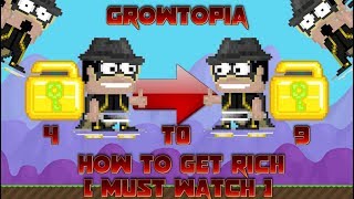 GrowTopia | How To Get Rich Fast With 4 Wls! [NOT CLICKBAIT!]