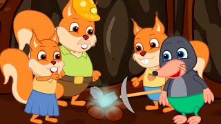 Famille d'Écureuil - Chasseurs De Trésors Animé 2022 en Français