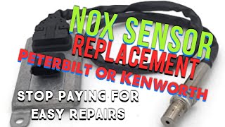 NOx Sensor Replacement On Paccar MX, DIY