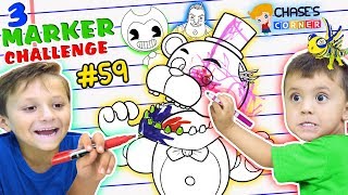 Chase's Corner: 3 MARKER CHALLENGE w/ SHAWN | #59 DOH MUCH FUN