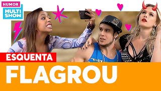 Jéssica pega Maicol e Velna no FLAGRA l ESQUENTA VAI QUE COLA | Humor Multishow