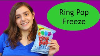 New Candy Review - Ring Pop Freeze!