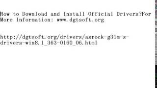 ASRock G31M-S Drivers for Windows 10 (32bit|64 bit) 6.56.286.9617