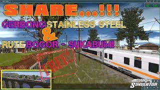 Share Rute Bogor-Sukabumi & gerbong stainless steel set Free