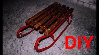 Санки-ракета реставрация своими руками DIY / Sled
