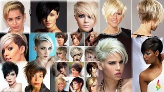 КРЕАТИВНЫЕ КОРОТКИЕ СТРИЖКИ 2018 ФОТО МОДНЫЕ ЖЕНСКИЕ СТРИЖКИ НА КОРОТКИЕ ВОЛОСЫ FASHION HAIRCUTS