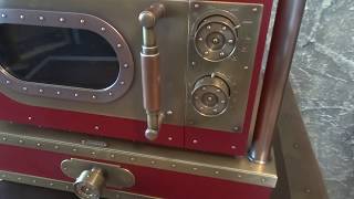 The microwave in steampunk style
