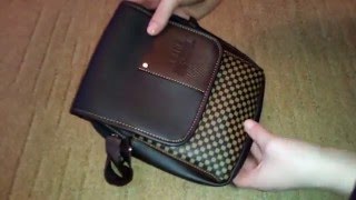 Мужская сумка с сайта Aliexpress, Посылка из Китая