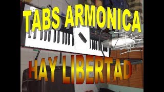 Hay libertad - Art Aguilera (armonica tabs)
