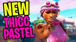 Is This Bullseye's THICCER Sister?? | Fortnite THICC Pastel Skin Showcase
