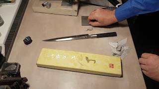 Исправил два японских ножа... ( Blade repair ) .