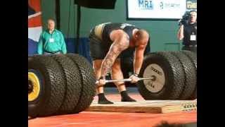 2014 ARNOLD CLASSIC  STRONG MAN TIRE  TOTE LIFT HAFTHOR BJORNSSON