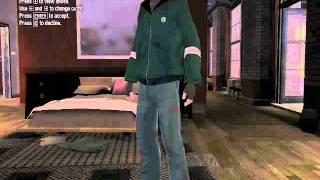 Gta 4- Computer use, Secret outfit and picture glitch in playboy X house