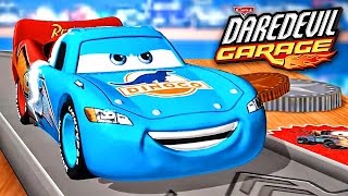 Disney Pixar Cars Lightning McQueen Transforming   Cars Daredevil Garage Kamazka Mylt