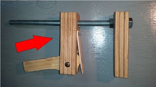 ?Самодельная  Струбцина (Быстрозажимная) / A homemade Quick-Clamp