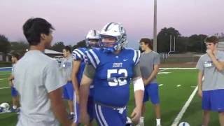 Jesuit High School of Tampa - Football Seniors 'Last Hit' - 11-17-16
