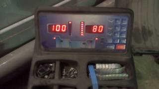 Балансировочный станок Boxer s1200, после замены подшипников