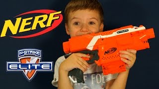 Нёрф Война - Nerf War: Бластеры Nerf N-Stike Elite - обзор на русском языке. Кока Туб