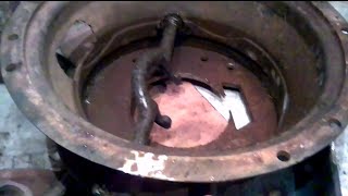 Самодельный трактор, подробности кожуха сцепления.
