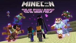 Minecon 2016 Skin Pack Review! Full Showcase!