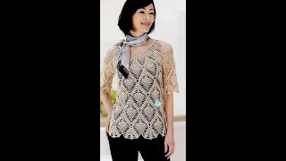 ОБЗОР! Приглашаю всех! Вяжем летнюю (пляжную)тунику вместе! summer tunic crochet