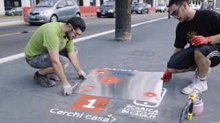 La campagna di street advertising "Mondo by Casa.it"