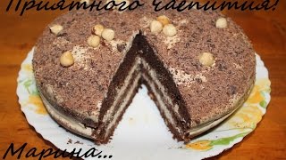 ВКУСНЫЙ ТОРТ КОФЕЙНО-ШОКОЛАДНЫЙ С ОРЕХАМИ В МУЛЬТИВАРКЕ #РЕЦЕПТ ШОКОЛАДНОГО ТОРТА