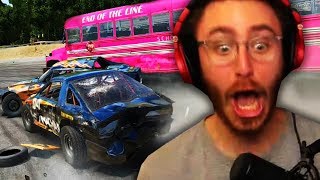DRIVING LIKE A MANIAC! - Wreckfest w/ Di3seL (Funny Moments)