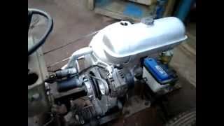 Самодельный трактор,кпп от Мерседеса w124. Homemade tractor gearbox from Mercedes w124.
