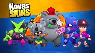 5 NOVAS SKINS do Brawl Stars