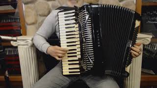 3346 - Black Sonola SS20 Piano Accordion LMMH 41 120 $3499