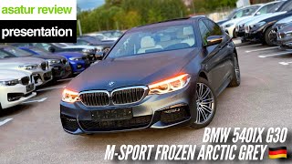 ?? Презентация BMW 540i xDrive G30 M-sport Frozen Arctic Grey