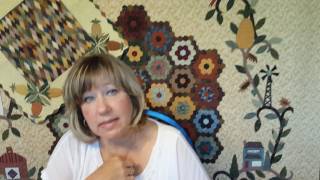 English Paper Piecing- Basting with Starch from Traditional Primitives
