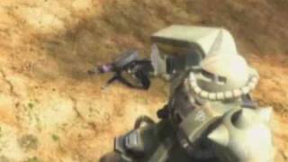 機動戦士ガンダム　ザク２戦闘シーン