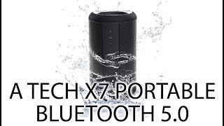 A TECH X7 ПОРТАТИВНАЯ КОЛОНКА С BLUETOOTH 5.0 и TWS