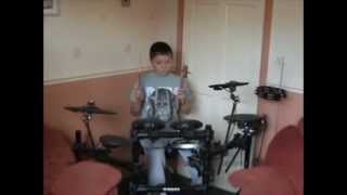 Conor Fletcher age 11 playing sex on fire by kings of leon