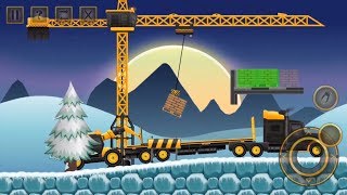 Construction City 2 - Truck,Crane - Snowland  Walkthrough | Android Gameplay | Droidnation