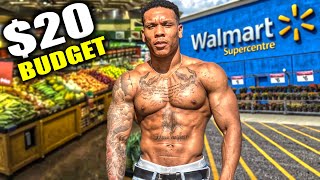 $20 FOR A WEEK OF LEAN BULKING | Walmart Grocery List Shopping Tips