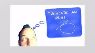 Tangente an Kreis mit Berührpunkt Vektorrechnung