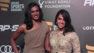P.V Sindhu & Saina Nehwal At Indian Sports Honours Awards 2017