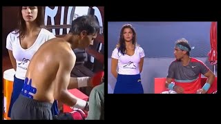 Rafael Nadal seduced by the Most Beautiful Ball Girl in the World ??